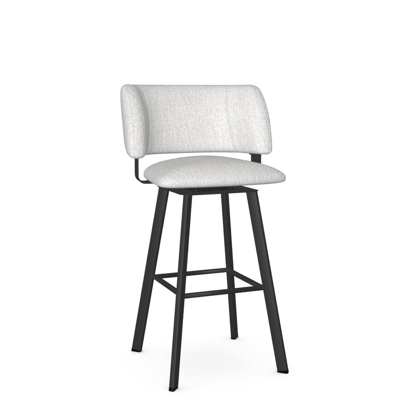 Easton Swivel Bar Stool -Upholstered
