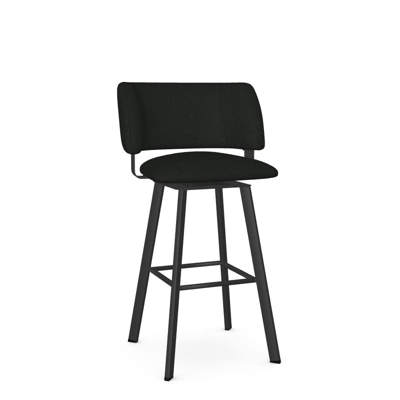 Easton Swivel Bar Stool -Upholstered