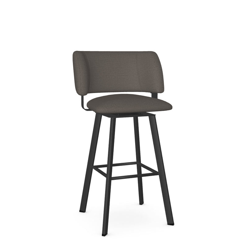 Easton Swivel Bar Stool -Upholstered