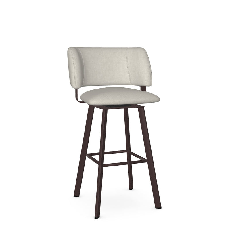 Easton Swivel Bar Stool -Upholstered