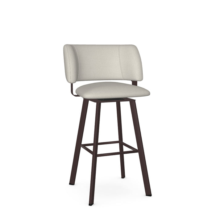 Easton Swivel Bar Stool -Upholstered
