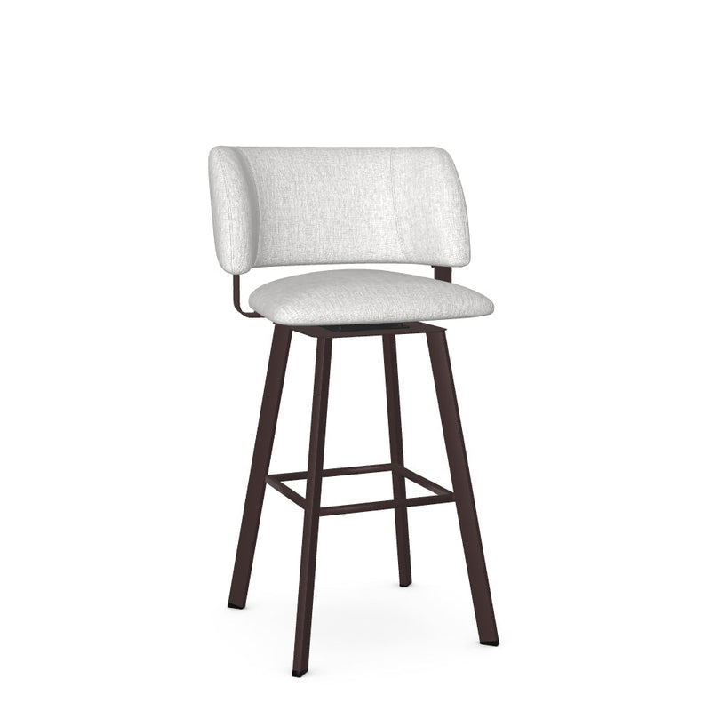 Easton Swivel Bar Stool -Upholstered