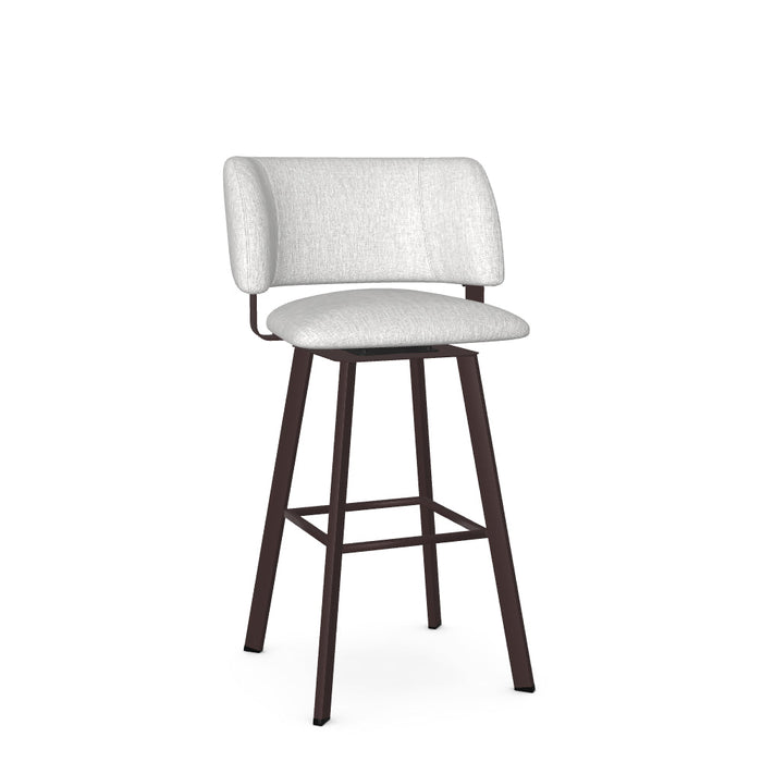 Easton Swivel Bar Stool -Upholstered