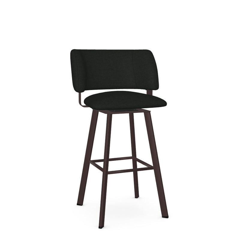 Easton Swivel Bar Stool -Upholstered