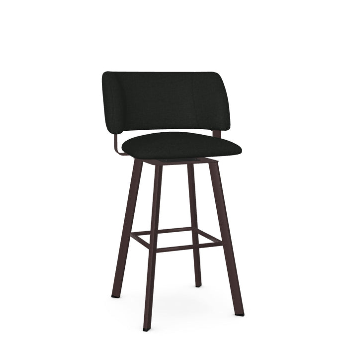 Easton Swivel Bar Stool -Upholstered
