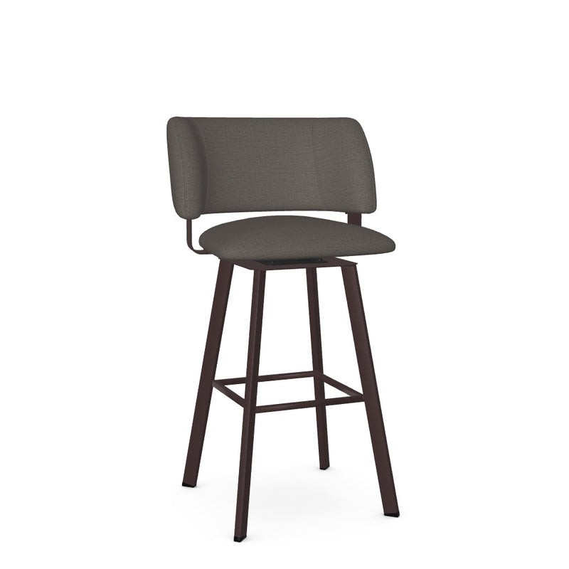 Easton Swivel Bar Stool -Upholstered