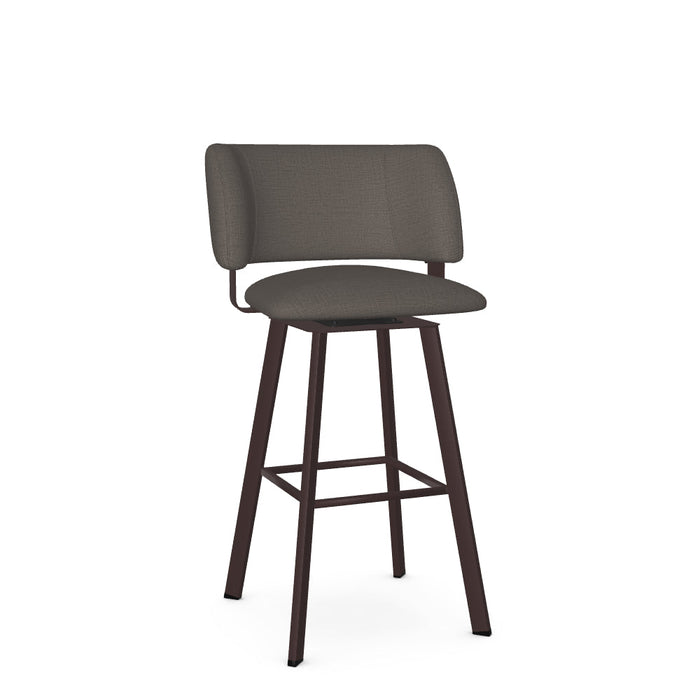Easton Swivel Bar Stool -Upholstered