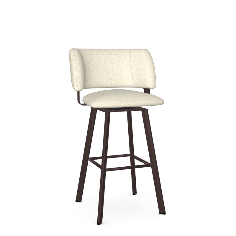 Easton Swivel Bar Stool -Upholstered