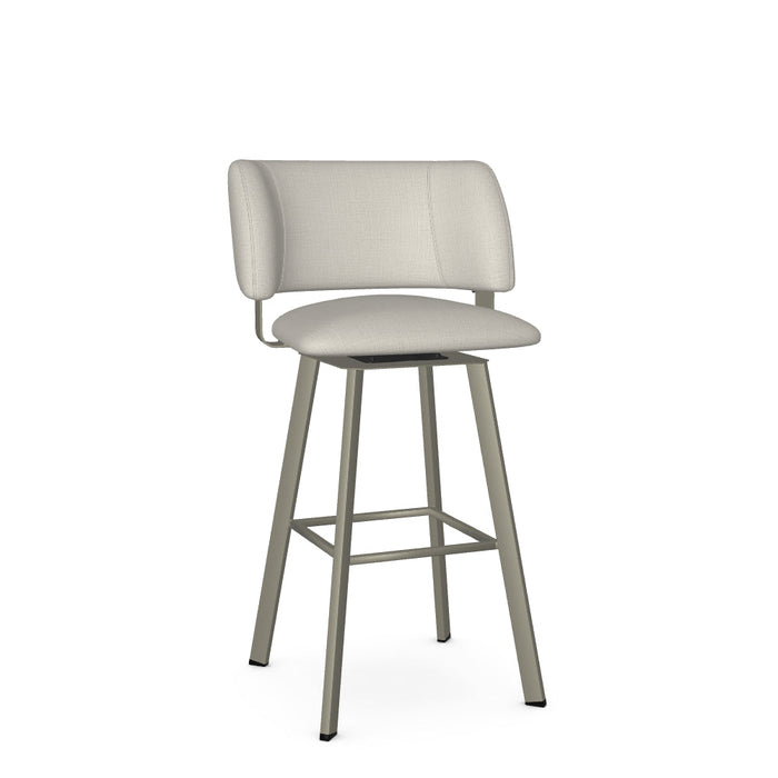 Easton Swivel Bar Stool -Upholstered
