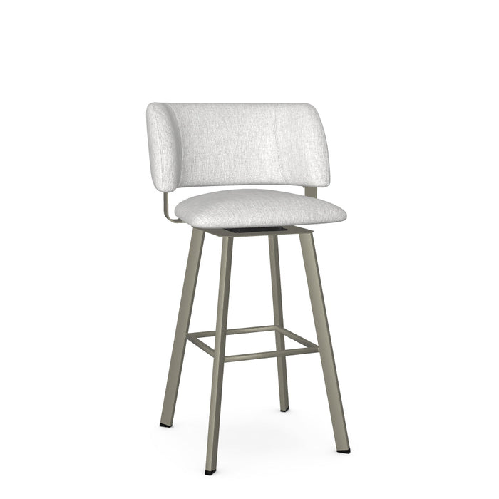Easton Swivel Bar Stool -Upholstered
