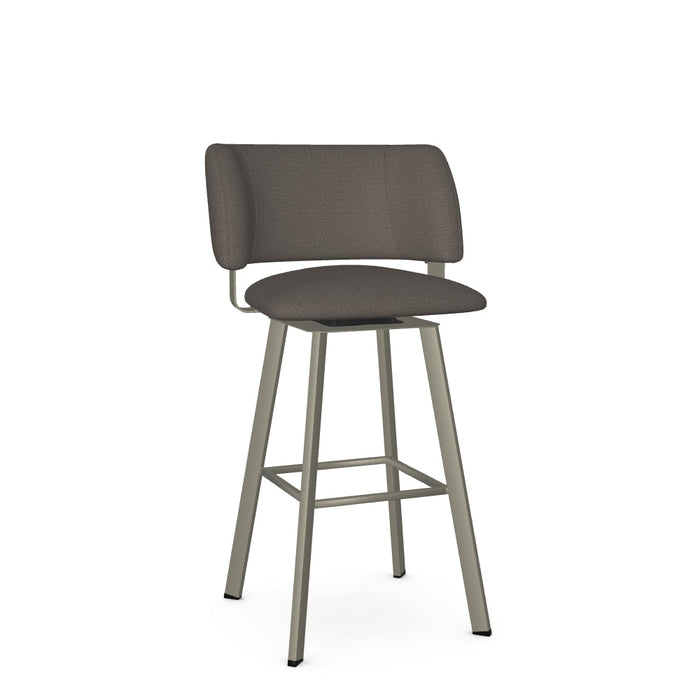 Easton Swivel Bar Stool -Upholstered