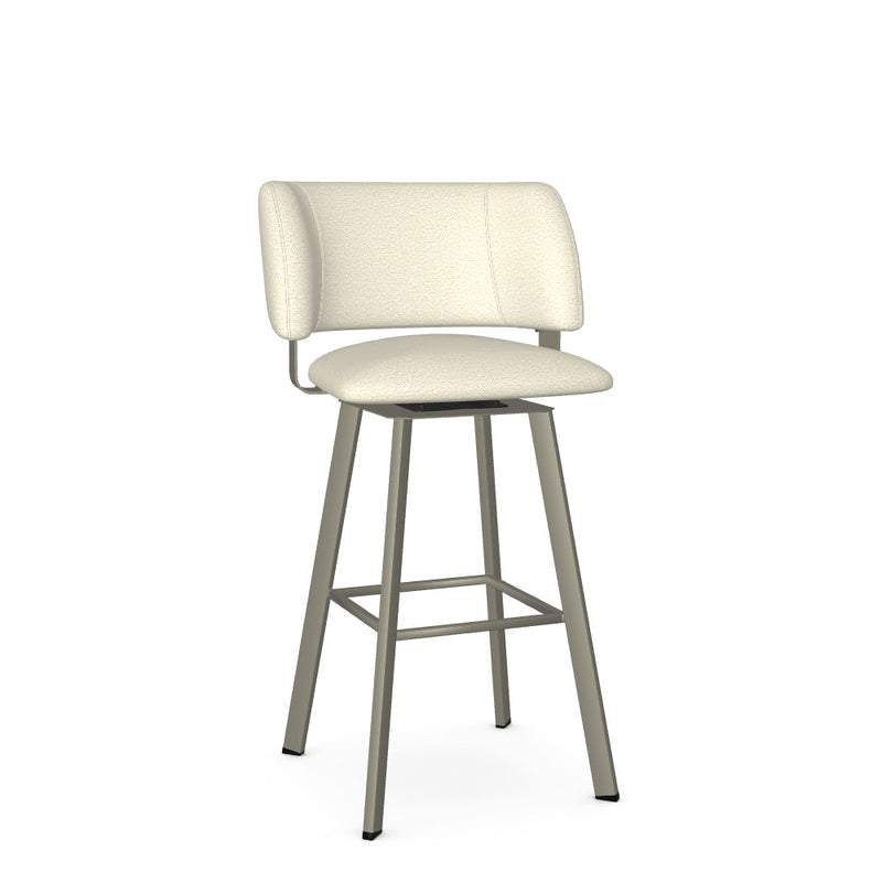 Easton Swivel Bar Stool -Upholstered