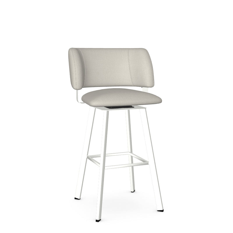Easton Swivel Bar Stool -Upholstered