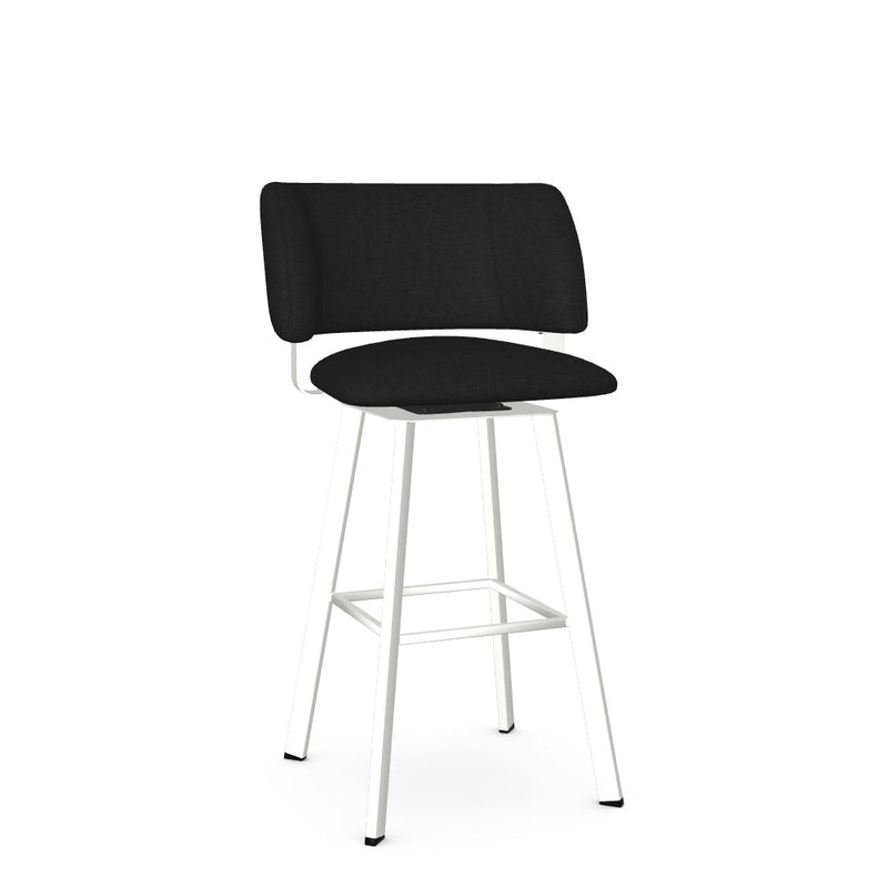 Easton Swivel Bar Stool -Upholstered