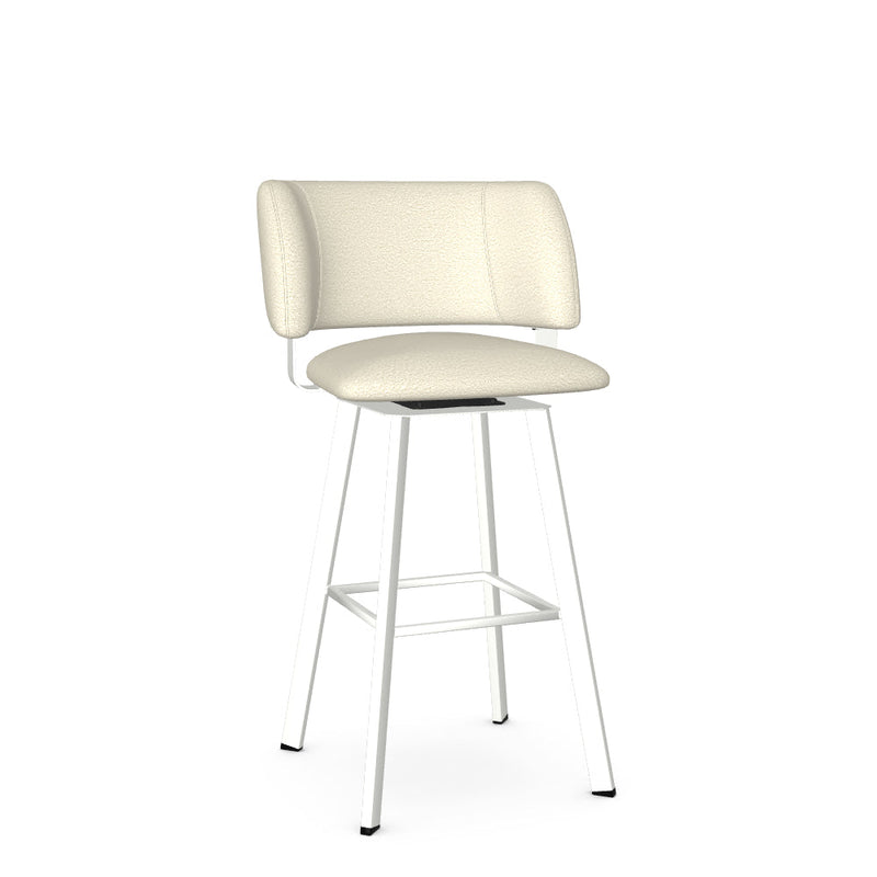 Easton Swivel Bar Stool -Upholstered