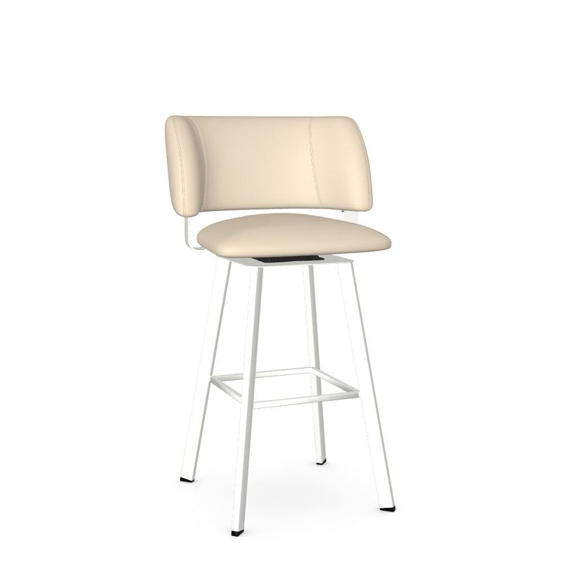 Easton Swivel Bar Stool -Upholstered