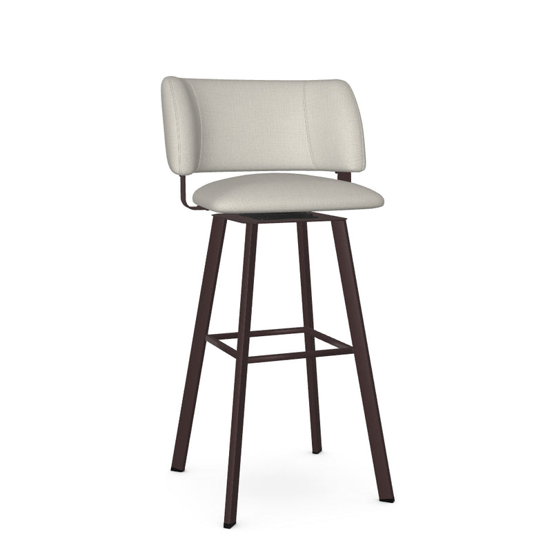 Easton Swivel Spectator Stool -Upholstered