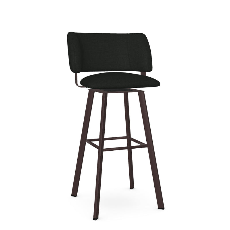 Easton Swivel Spectator Stool -Upholstered