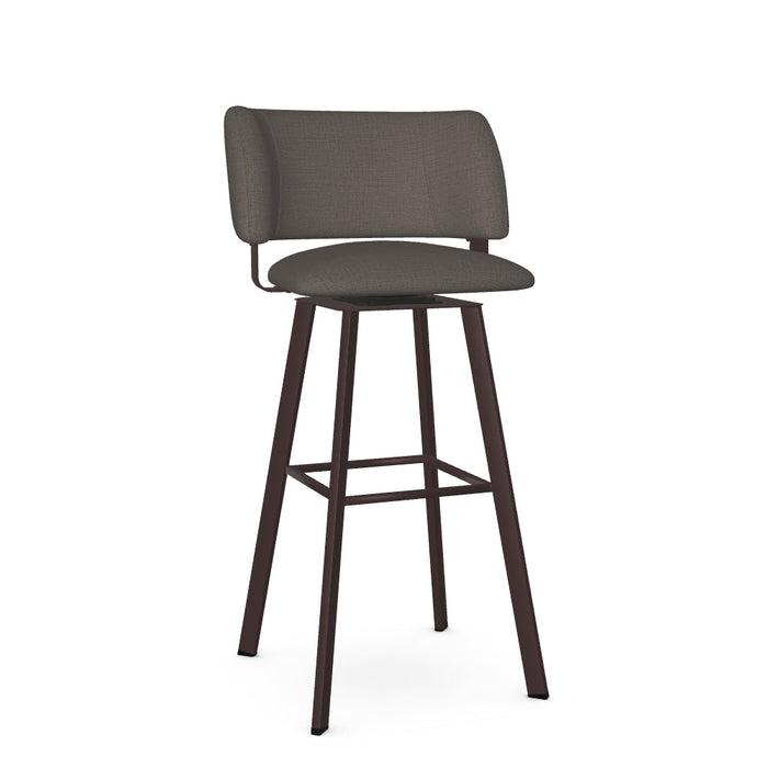 Easton Swivel Spectator Stool -Upholstered
