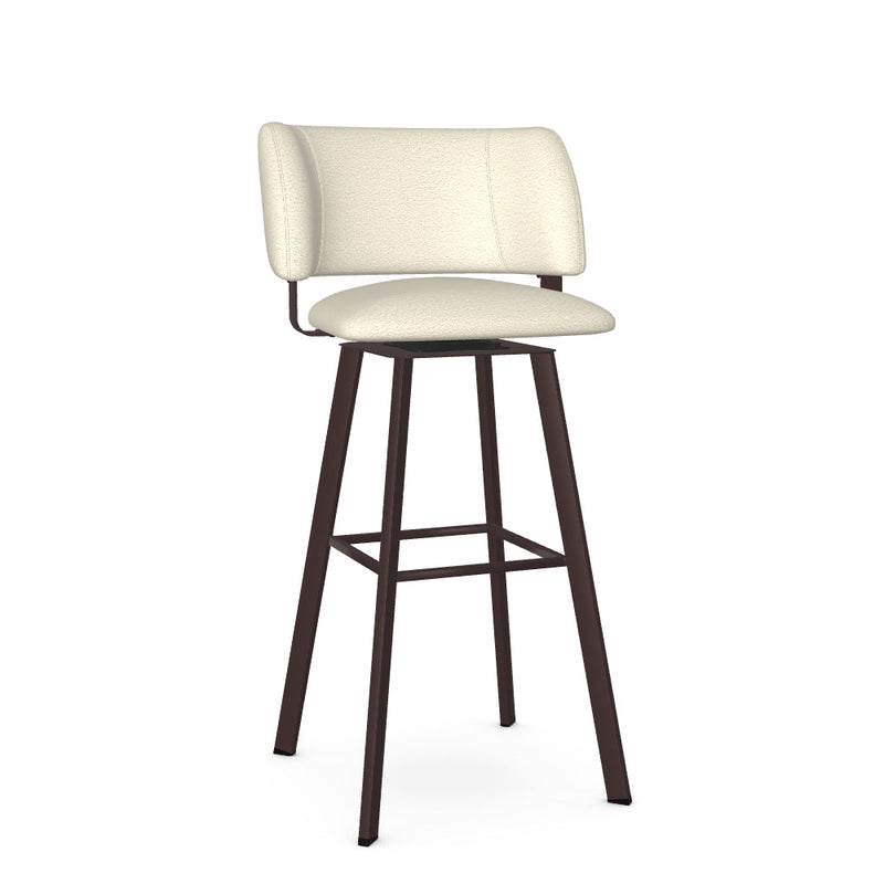 Easton Swivel Spectator Stool -Upholstered