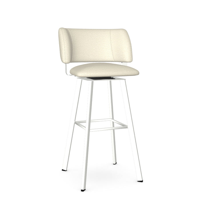 Easton Swivel Spectator Stool -Upholstered