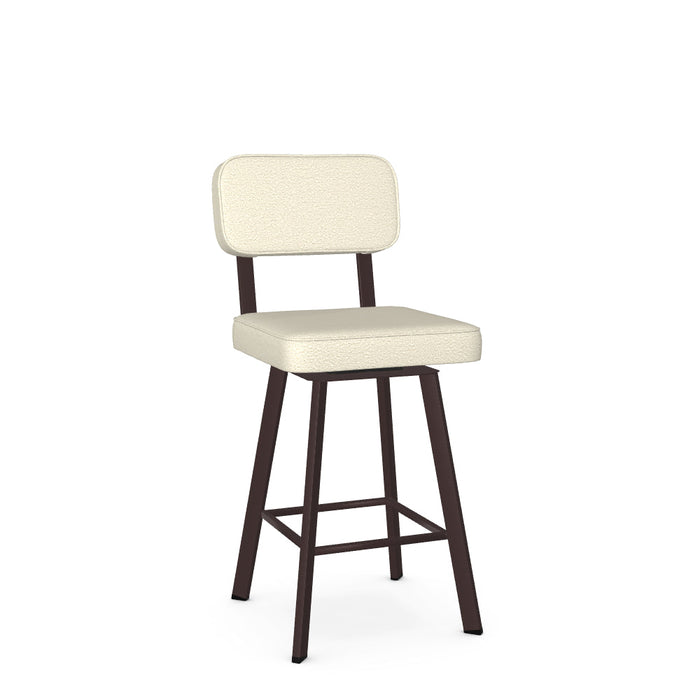 Brixton Swivel Counter Stool -Upholstered