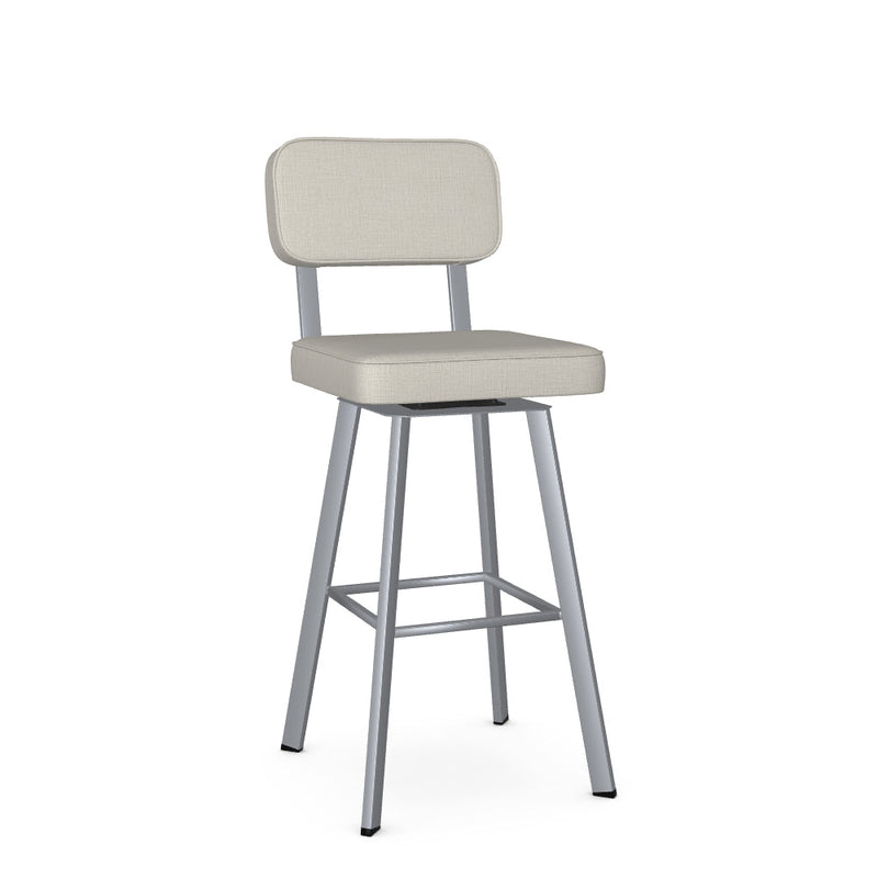 Brixton Swivel Bar Stool -Upholstered