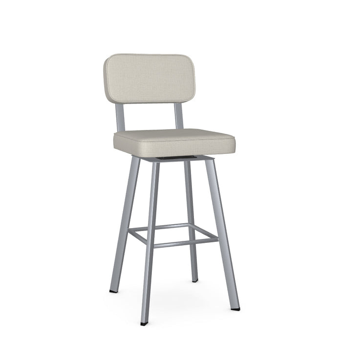 Brixton Swivel Bar Stool -Upholstered