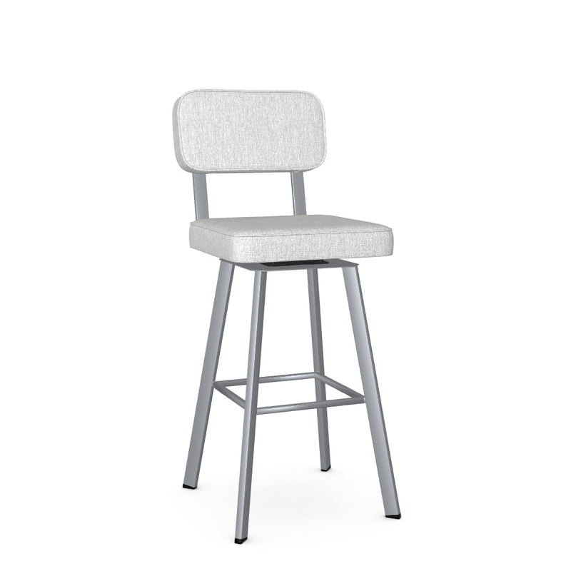 Brixton Swivel Bar Stool -Upholstered