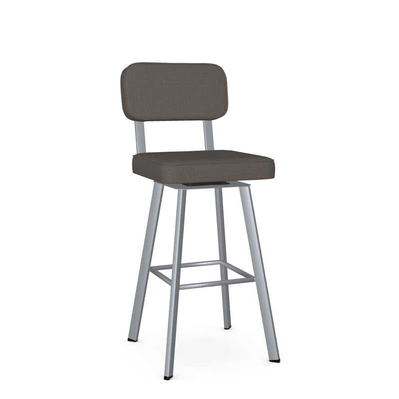 Brixton Swivel Bar Stool -Upholstered