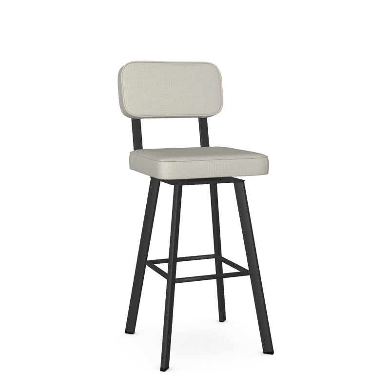 Brixton Swivel Bar Stool -Upholstered