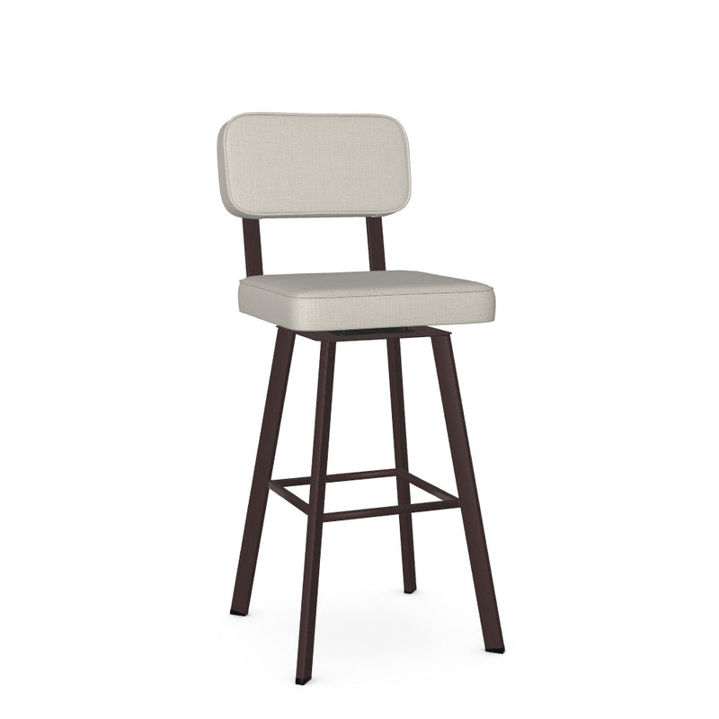Brixton Swivel Bar Stool -Upholstered