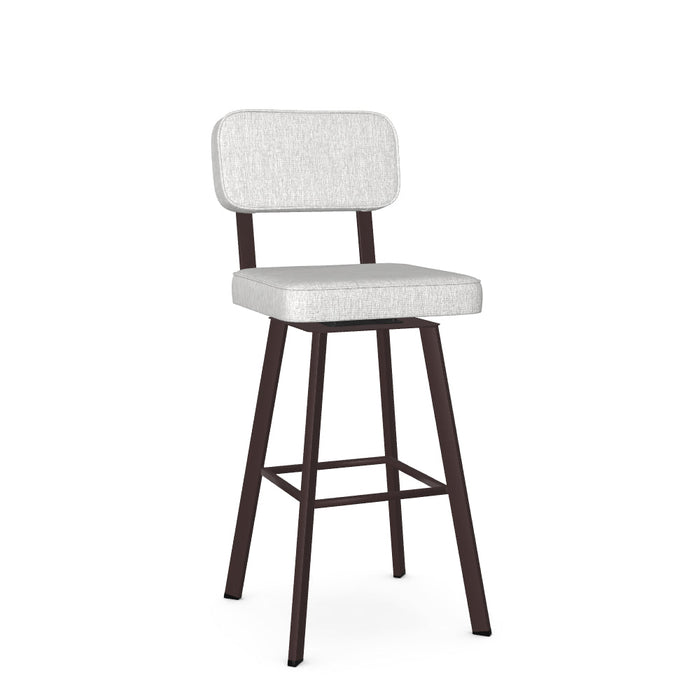 Brixton Swivel Bar Stool -Upholstered