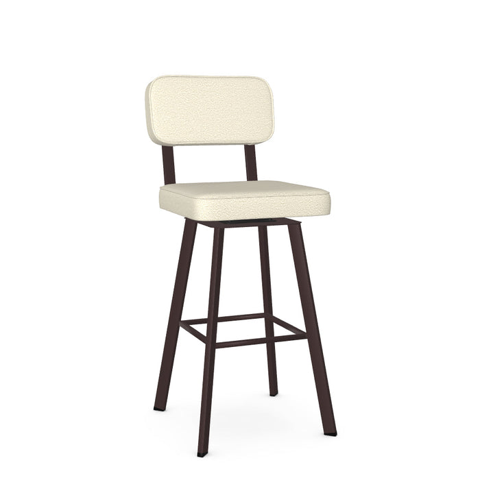 Brixton Swivel Bar Stool -Upholstered