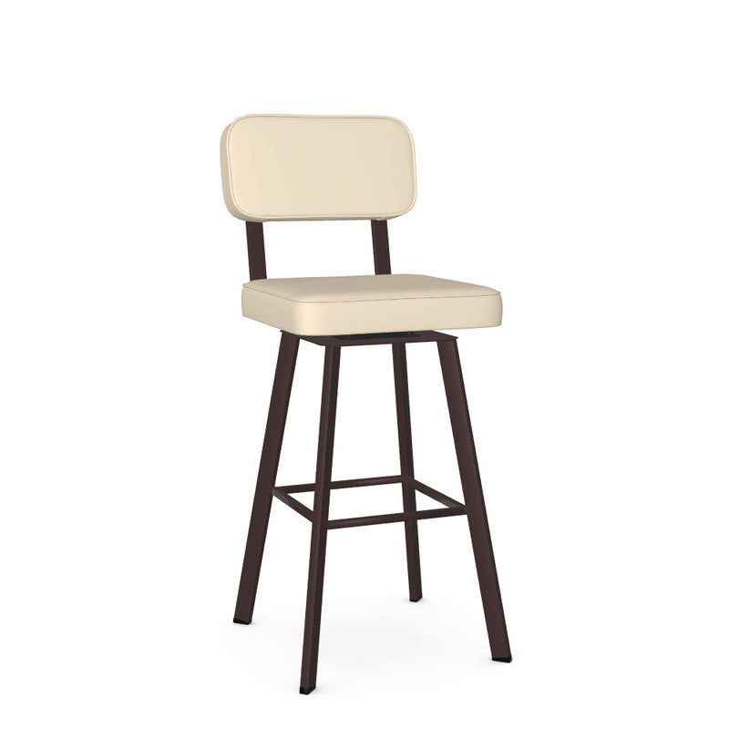 Brixton Swivel Bar Stool -Upholstered