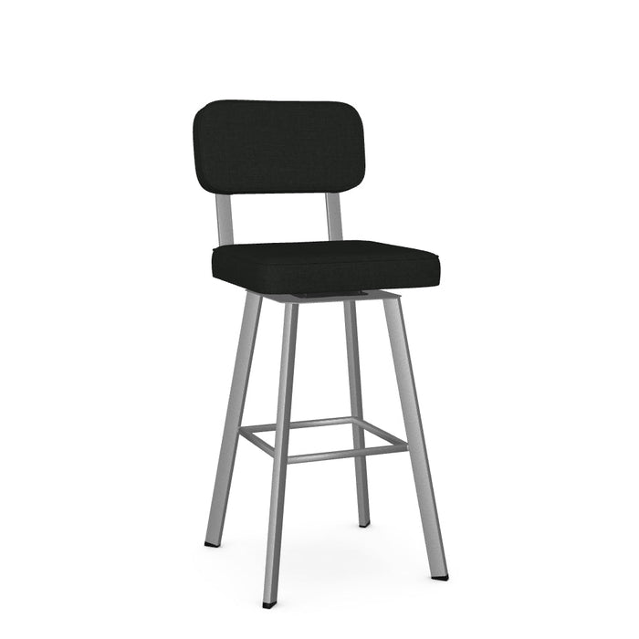 Brixton Swivel Bar Stool -Upholstered