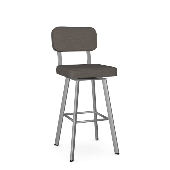 Brixton Swivel Bar Stool -Upholstered