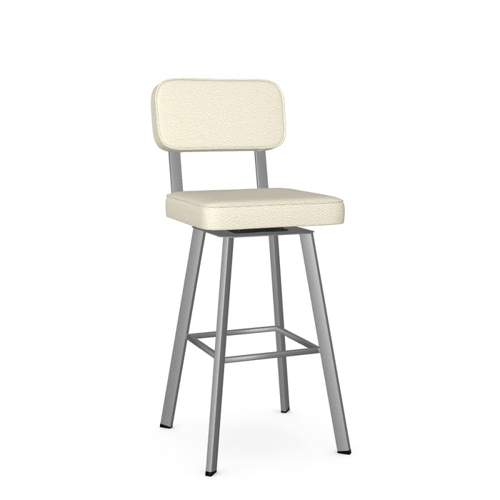 Brixton Swivel Bar Stool -Upholstered