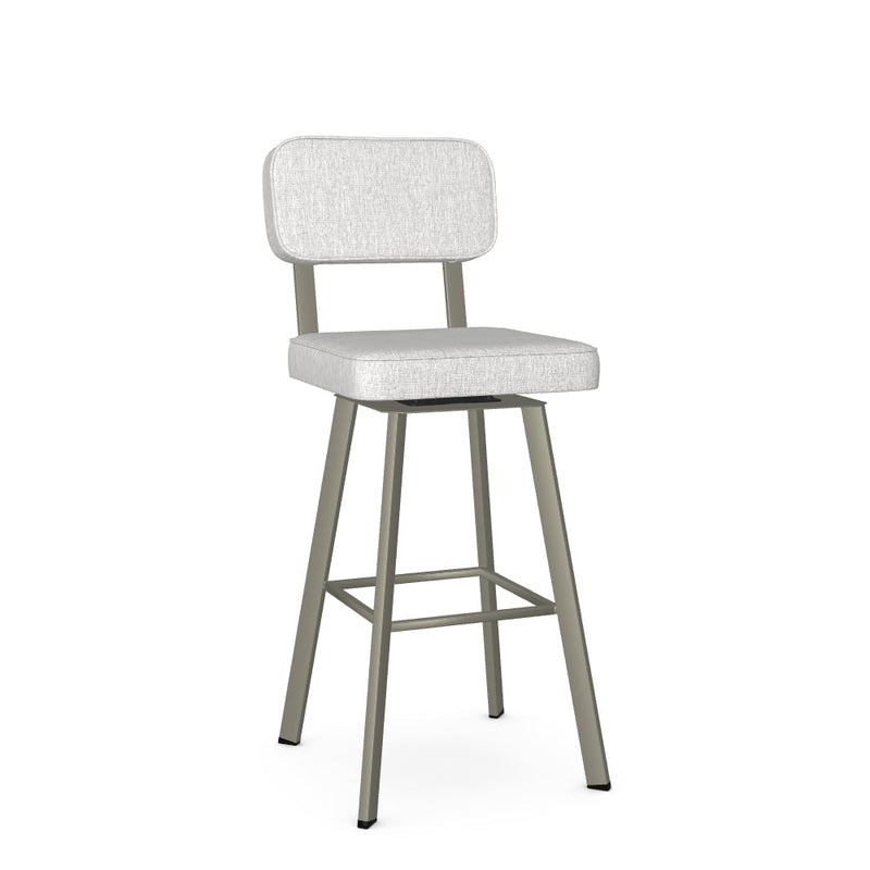 Brixton Swivel Bar Stool -Upholstered