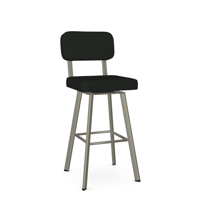 Brixton Swivel Bar Stool -Upholstered