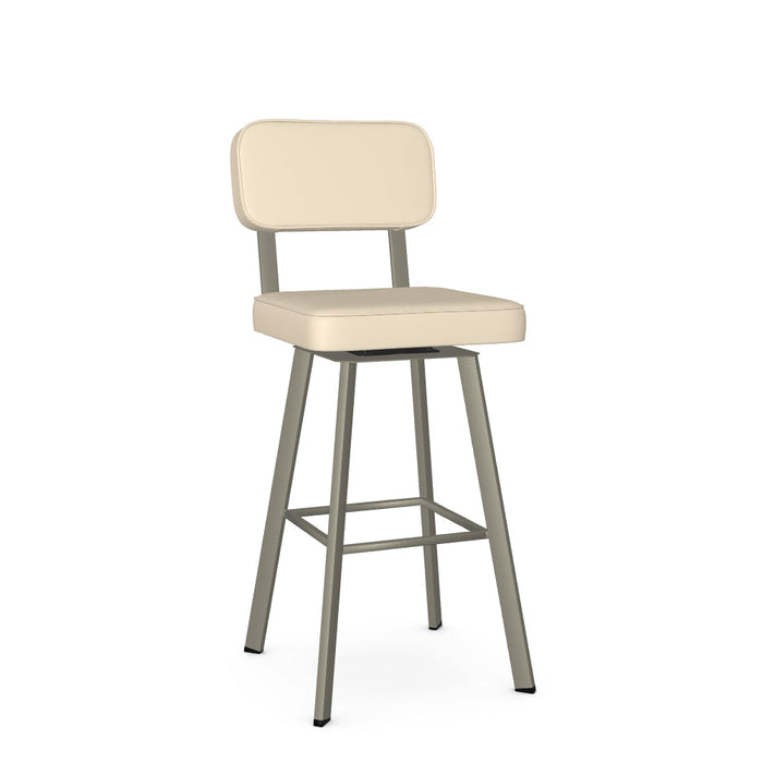 Brixton Swivel Bar Stool -Upholstered