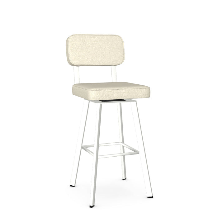 Brixton Swivel Bar Stool -Upholstered