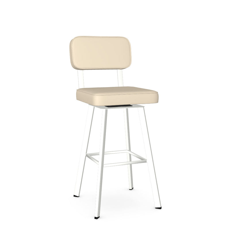 Brixton Swivel Bar Stool -Upholstered