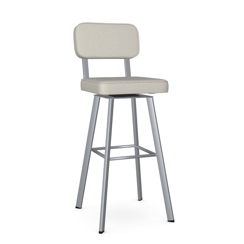 Brixton Swivel Spectator Stool -Upholstered