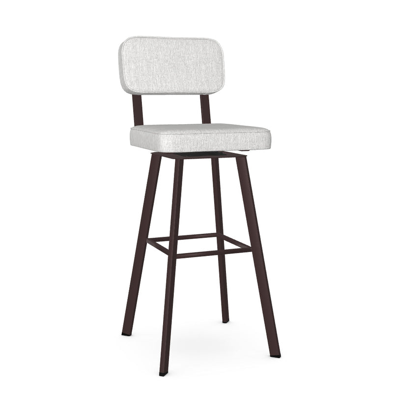 Brixton Swivel Spectator Stool -Upholstered