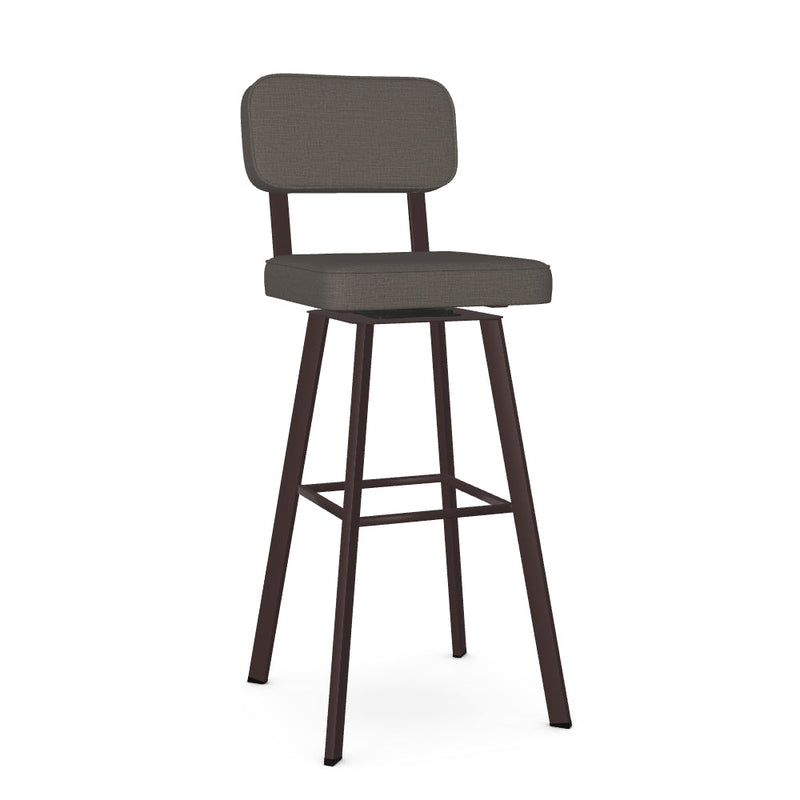Brixton Swivel Spectator Stool -Upholstered