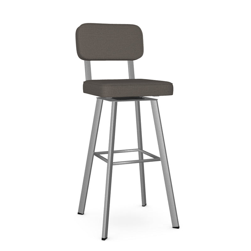 Brixton Swivel Spectator Stool -Upholstered