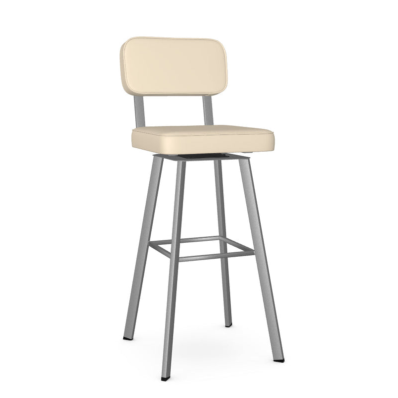 Brixton Swivel Spectator Stool -Upholstered