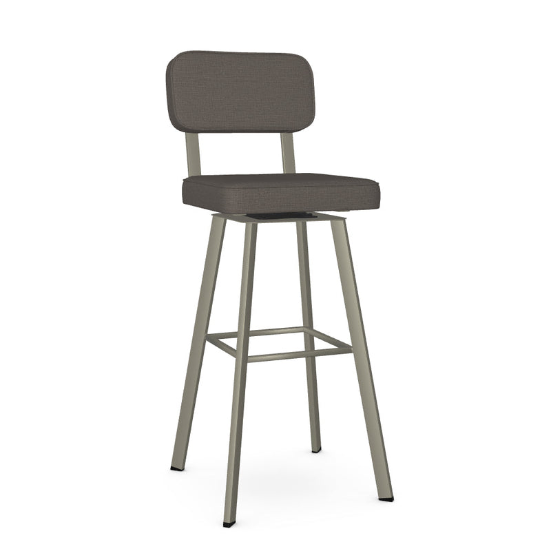Brixton Swivel Spectator Stool -Upholstered