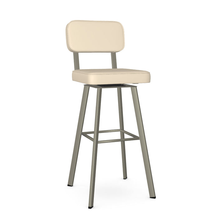 Brixton Swivel Spectator Stool -Upholstered